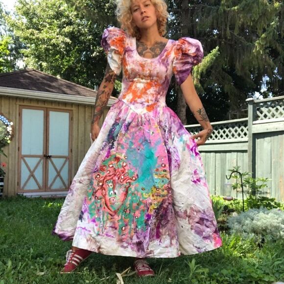 vintage wedding dress streetwear - Picture 1 of 4